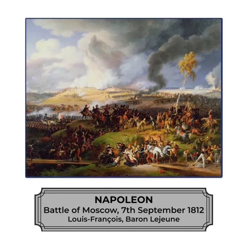 Set de construcción Cobi Batalla de Moscú de Napoleón 145 piezas maqueta histórica diorama
