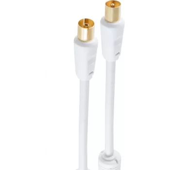 Cable coaxial shiverpeaks BS80403 2,5 m coaxial blanco (BS80403)