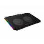 Base refrigeradora para portátil FURY GUNBAI G3 14,1–17,3 pulgadas con 2 ventiladores, iluminación RGB, 2× USB