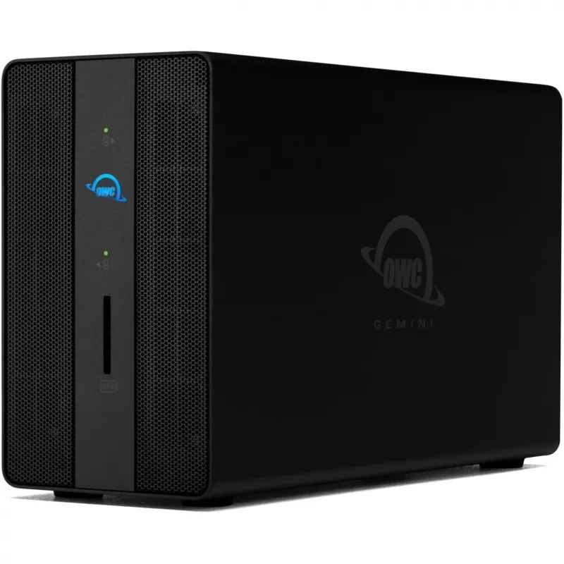 OWC Gemini unidad dual TB3 carcasa de almacenamiento y docking con RAID por hardware - Thunderbolt 3 - Thunderbolt