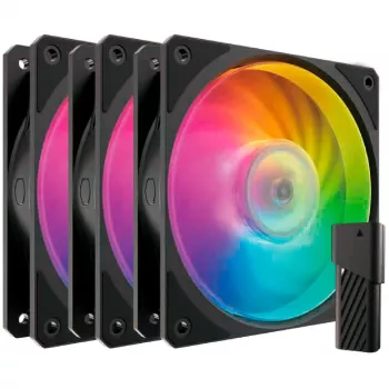 Set de 3 ventiladores COOLER MASTER Mobius 120P ARGB