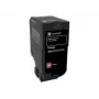 Cartucho de tóner Lexmark 74C20ME 1 ud. magenta