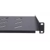 Bandeja para rack Extralink Extralink Shelf 1U 250mm Negro 19