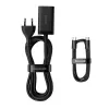 Cargador Baseus GaN3 Pro teléfono móvil tablet negro AC interior 15V 3A