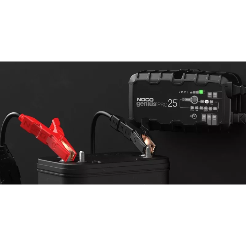 Cargador de batería NOCO GENIUSPRO25 25A cargador inteligente multibatería para baterías de plomo-ácido y litio