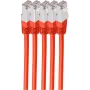 Cable de red shiverpeaks BS75711-H0.25R-SET5 rojo 2 m Cat6 S/FTP (S-STP) (BS75711-H0.25R-SET5)