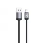 Cable USB a Lightning Tellur TLL155761, 1 m, 3 A, negro