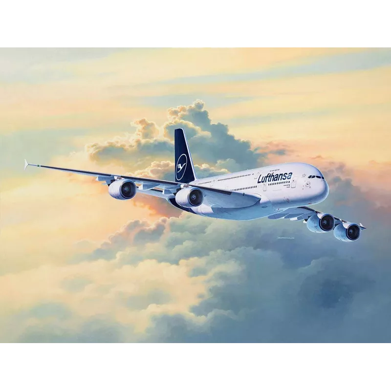 Maqueta montada Revell Airbus A380-800 Lufthansa New Livery
