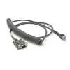 Zebra CBA-R37-C09ZBR cable serie beige 2,74 m DB9