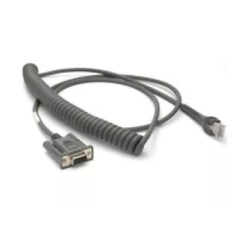 Zebra CBA-R37-C09ZBR cable serie beige 2,74 m DB9