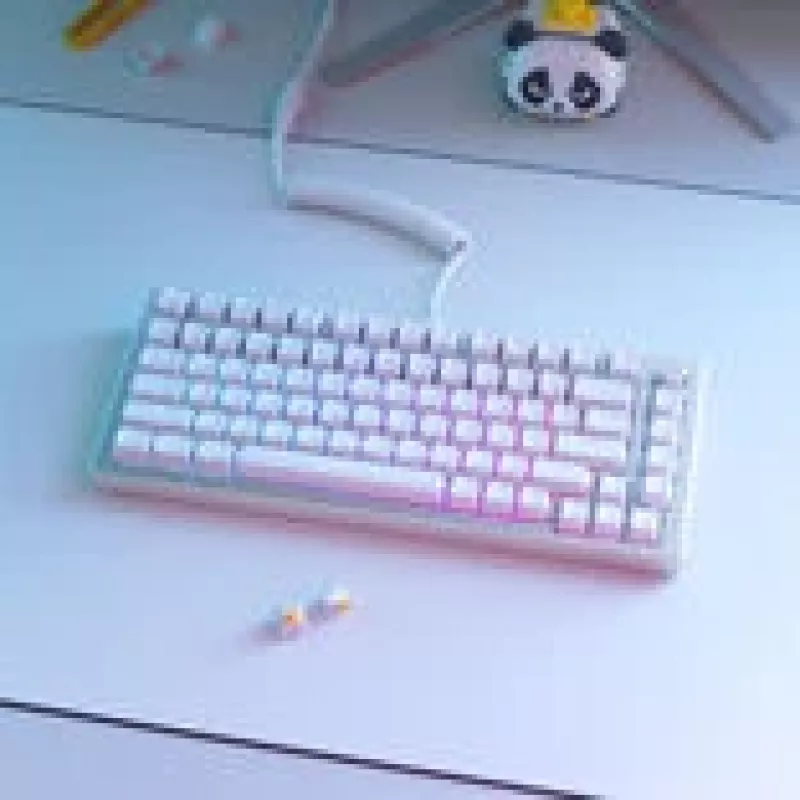 Set de teclas GLORIOUS GMMK ABS Doubleshot V2 distribución UK blanco — teclas de repuesto para teclados mecánicos