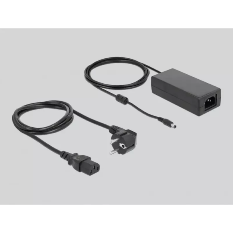 Conmutador de red DeLOCK 87764 Gigabit Ethernet PoE negro