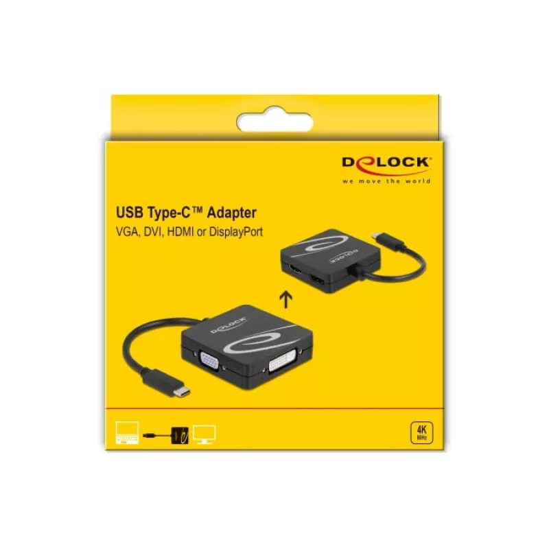Adaptador USB Type-C DELOCK 63129