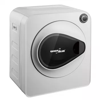 Secadora de ropa GreenBlue GB405 — eléctrica 830 W, capacidad 3 kg, modelo mini de viaje