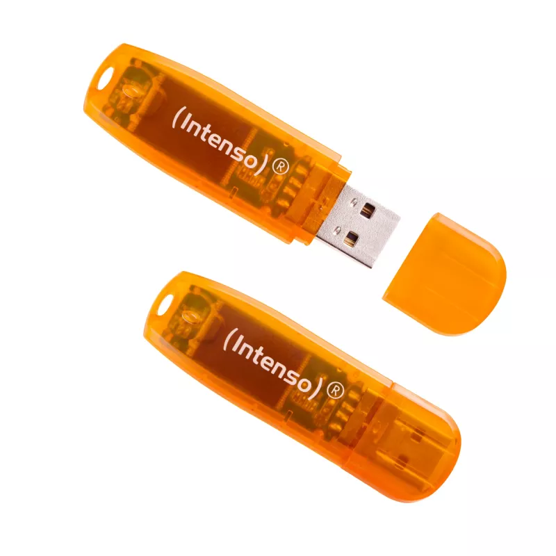 Memoria flash USB2 2X64GB/RAINBOW 3502492 Intenso