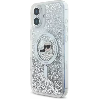 Karl Lagerfeld | KLHMP16MLGKCSGH | Funda trasera | iPhone 16 Plus | Apple | TPU/PC | Transparente