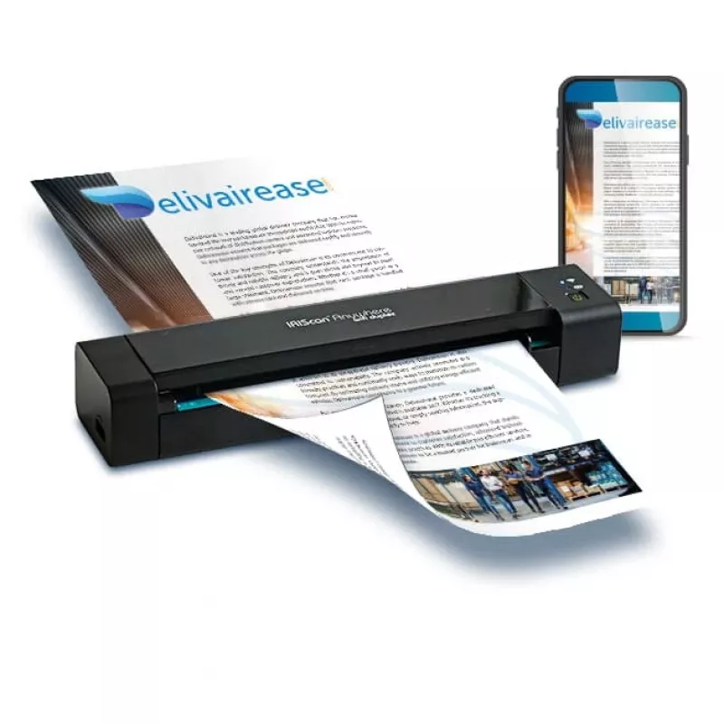 I.R.I.S. IRIScan Anywhere 6 WiFi Escáner de mano dúplex 1200 x 1200 DPI A4 Negro