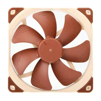 Ventilador de carcasa Noctua NF-A14 FLX de 140 mm, 25 mm de grosor, 900–1200 rpm, flujo de aire de 115,5 m³/h, 13,8–19,2 dB