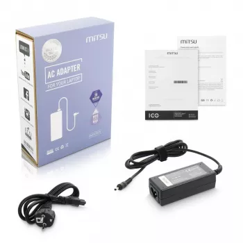 Fuente de alimentación MITSU 19V 2,37A modelo 5ZM009 para dispositivos portátiles
