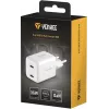 Cargador de pared USB-C YENKEE G35D 2x18W Power Delivery 3.0 3A