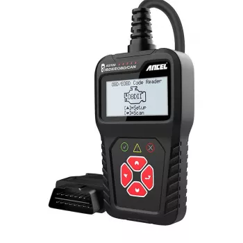 Dispositivo de diagnóstico OBD2 Ancel AS100/AC100, compatibilidad multiprotocolo, formato portátil compacto