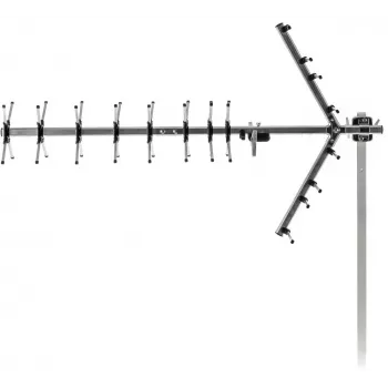 Antena de TV exterior SENCOR SDA 611 DVB‑T2/T 12 dB 75Ω con filtro 4G LTE