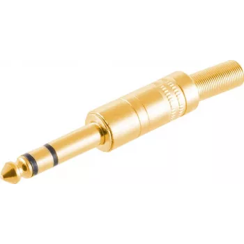 Conector de cable ShiverPeaks BS50200-G 6,3 mm dorado