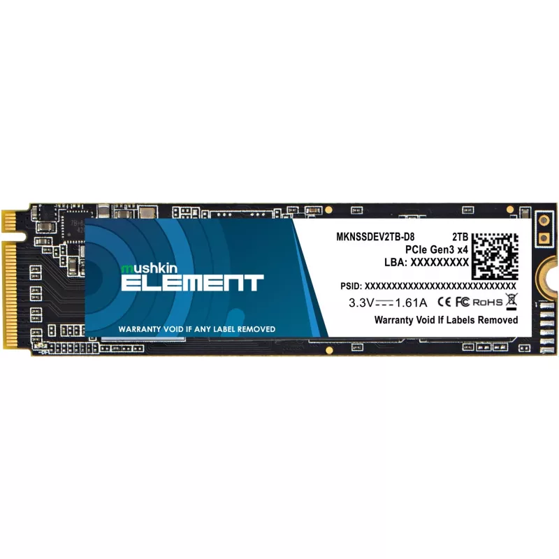 Mushkin ELEMENT - SSD - 2 TB - Interno - M.2 2280 - PCIe 3.0 x4 (NVMe)