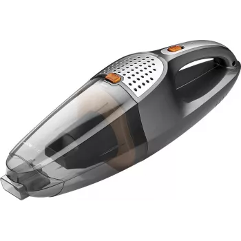 Aspirador de mano Clatronic AKS 832 negro, acero inoxidable, transparente, sin bolsa