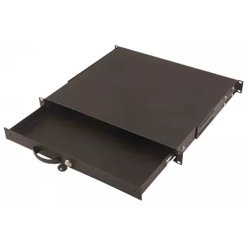 Bandeja extraíble para teclado y documentos Digitus DN-19 KEY-1U-SW