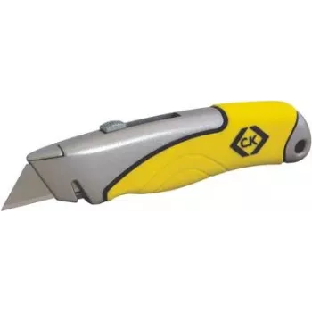 Cúter C.K Tools T0957-1 acero inoxidable amarillo cuchilla troceable