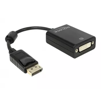Adaptador Delock DisplayPort macho > DVI 24+5 hembra - Adaptador DisplayPort - DisplayPort (M)