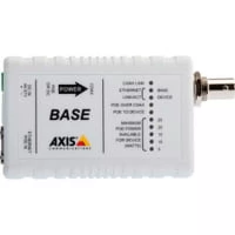 AXIS T8640 Ethernet Over Coax Adaptor PoE+ - convertidor de medios - Ethernet, Fast Ethernet - 10Base-T, 100Base-TX - RJ-45 / BNC (pack de 2) - para AXIS P1346, P1346-E, P5534, P5534-