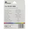 INTER-TECH Argus RS-051 RGB ventilador de caja de 120 mm, 900 rpm, negro