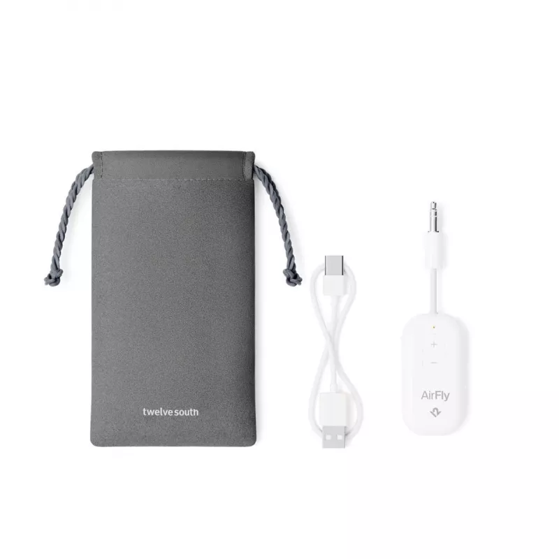 Twelve South AirFly Pro 2 adaptador de audio Bluetooth, blanco