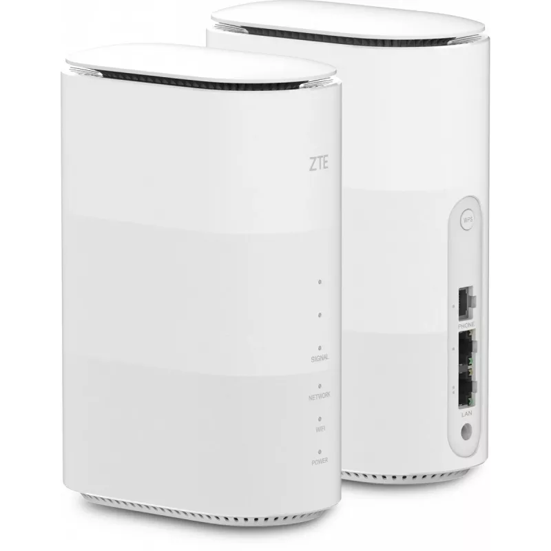 Router ZTE MC888B 5G dual band Wi‑Fi 6, ranura SIM, Gigabit Ethernet, 2 puertos LAN, 1 WAN, 1000 MB de memoria interna, negro