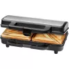 ProfiCook PC-ST 1092 - Sandwichera - 900 W - Acero inoxidable/Negro