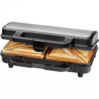 ProfiCook PC-ST 1092 - Sandwichera - 900 W - Acero inoxidable/Negro