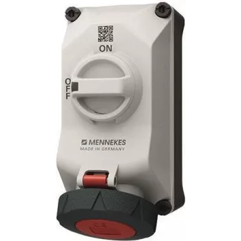 Toma de corriente de pared Mennekes DUO R 5704403G 32A4P3h 440V IP67 1 (5704403G)