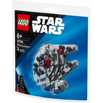 LEGO juguete de construcción 30708 Star Wars Millennium Falcon Mini-Modell Polybag, pequeño set de colección