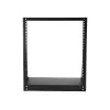 StarTech.com rack de servidor de sobremesa 2-Post 12U Heavy-Duty, bastidor de rack de ordenador abierto pequeño de 19