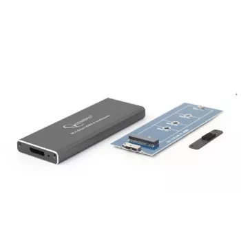 GEMBIRD EE2280-U3C-01 Gembird carcasa M.2 a USB 3.0, aluminio, negra