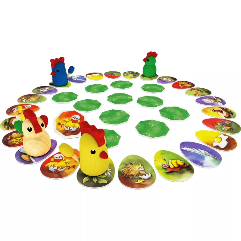 Zicke Zacke Chicken Cha Cha Cha, juego de mesa juego infantil del año 1998