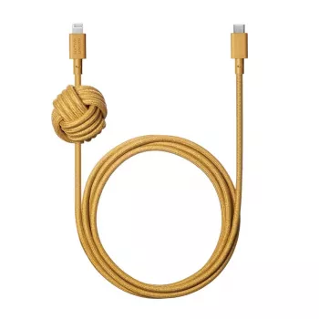 Cable USB-A a Lightning Native Union Night — 3 m, amarillo