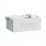 Cable de red Hager Tehalit HTV conector hembra ZZ45WAN2PP RJ45 Patch 180° CAT6A blanco