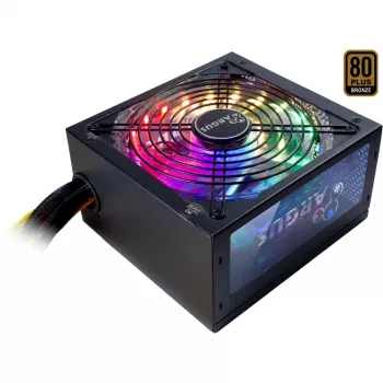 Inter-Tech Argus RGB-500W II - 500 W - 100 - 240 V - 50/60 Hz - 8 - 4 A - Activo - Sobrecarga - Sobretensión - Cortocircuito (88882192)
