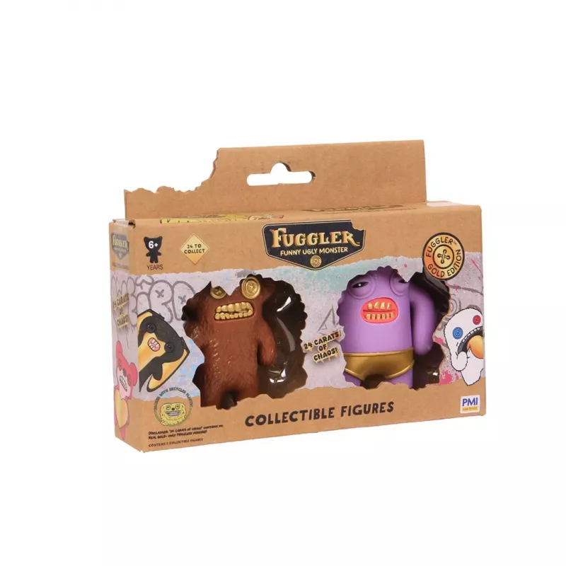 Figuras de acción pack de 2 p.m.i kids world FUGGLER S3 Gold Edition surtido