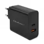 Qoltec 52381 Cargador Super Quick PD | 1xUSB-C | 1xUSB | 90W | 5-20V | 2,4-4,35A | negro