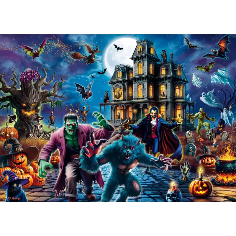 Halloween-Nacht, puzzle 1000 piezas