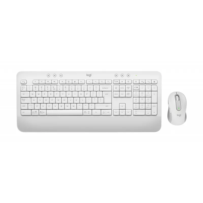 Logitech Signature MK650 for Business - Conjunto teclado y ratón - Inalámbrico - 2,4 GHz, Bluetooth LE - QWERTZ - Checo - Blanco crema